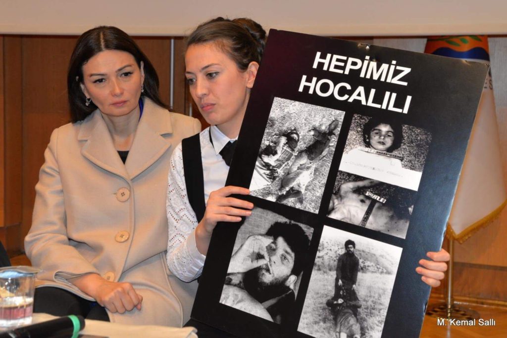 AAF Medeniyyet Departamenti Seide Ömər İstanbulda Xocalı soyqırımı ilə əlaqədar  keçirilən tədbirdə iştirak edib — foto 2